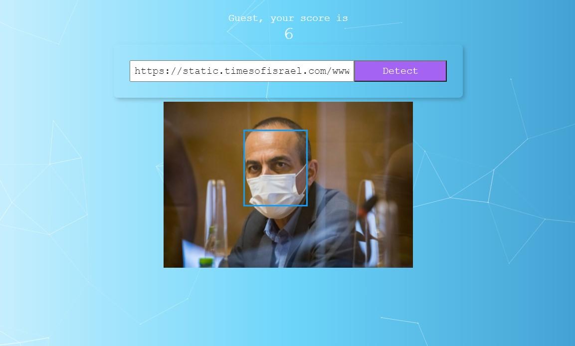 Face detection application preview